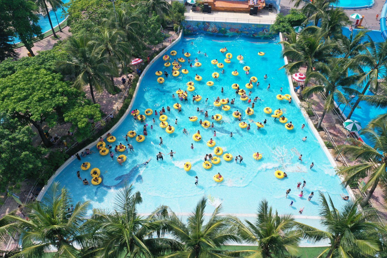 Cool off from Hanoi’s summer heat with a splash-filled adventure at Ho Tay Water Park